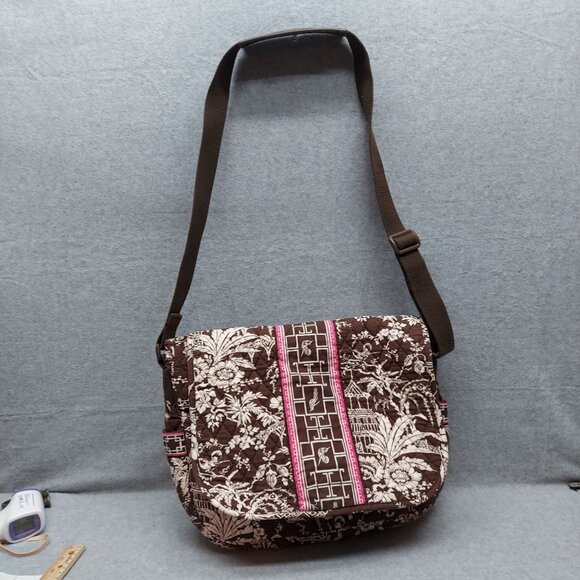 Retired Retro VERA BRADLEY Imperial Toil messenger bag 2009 - Picture 1 of 8